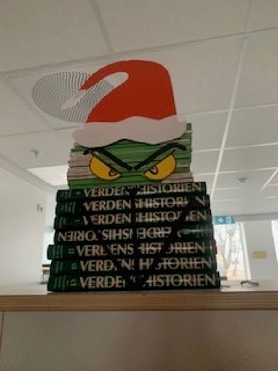 et skilt med en tegneseriefigur på